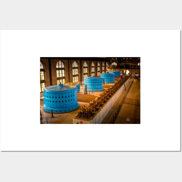 Historic Niagara Power Plant Generators Wall Art by Robert Alsop